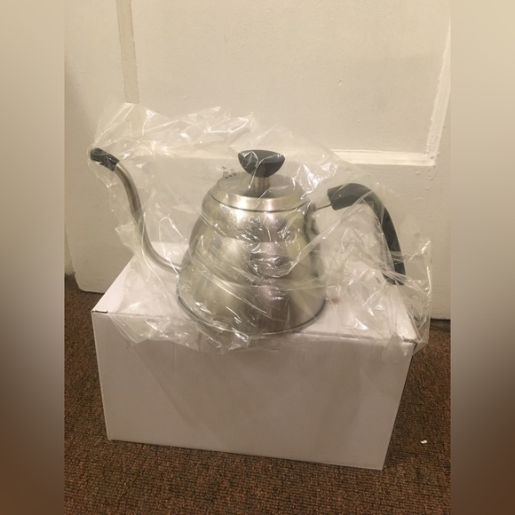 Gooseneck Coffee Drip Kettle - Brushed Silver 1.0L/34oz - New - Picture 3 of 6